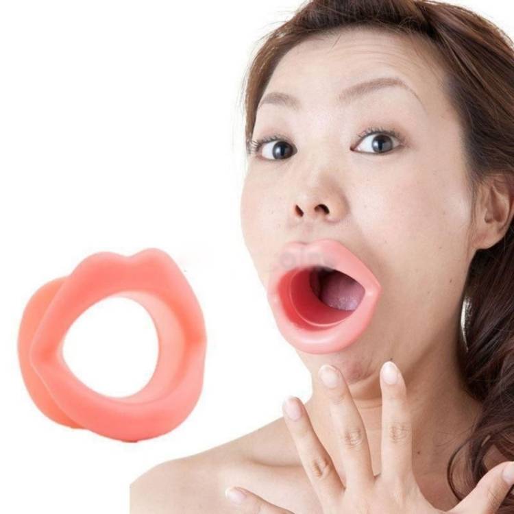 Silicone facial care oral muscle beauty massage and plastic surgery tool