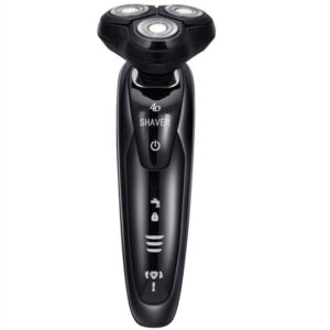 2 pieces for sale Men’s 4D Electric Shaver Beard Trimmer Rechargeable Shaving Machine (Black)