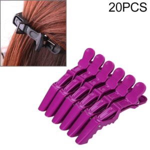 20 pieces of professional crocodile women’s hair clips, plastic bow hair accessories, girl styling tools for sale