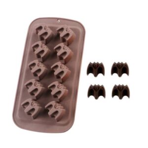 Halloween Cartoon Baking Set Chocolate Mold(Bat)