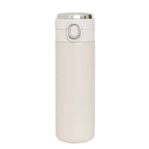 Smart Temperature Measurement Digital Display Stainless Steel Vacuum Flask Cup, Capacity:300ml(White)