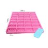 Domino Epoxy Silicone Mold DIY Fondant Cake Decoration, Model Number:SX-BH-107(Pink)