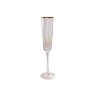 Hammered Phnom Penh Crystal Glass Goblet Wine Glass Glass Wine Glass, Standard sizes: Champagne Glass (Colorful)