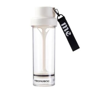 TC-1901 Plastic Tea Separation Cup With Strainer(White)