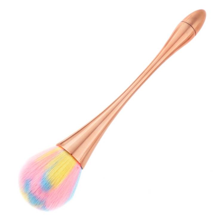 Single small waist makeup brush, manicure powder blush powder brush, specifications: golden rod colored hair