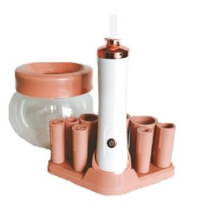 Makeup Brush Cleaner Electric Quick Dryer (Pink)