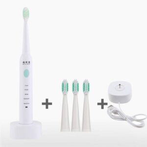 Dilip electric toothbrush rechargeable sonic 5-speed adjustment children and adults home waterproof soft-bristled whitening toothbrush USB charging st