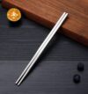 1 Pairs 304 Stainless Steel Chopsticks Non-Slip Tableware Adult Chopsticks