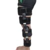 Adjustable knee joint fixation brace with adjustable length, knee injury fracture protection brace bracket