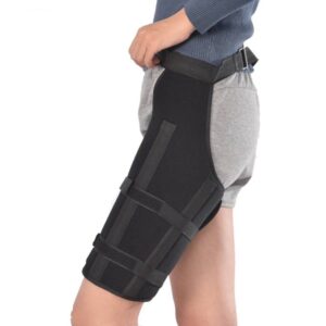Adult thigh fixation strap, femoral fracture external fixation brace, breathable leggings, specification: L