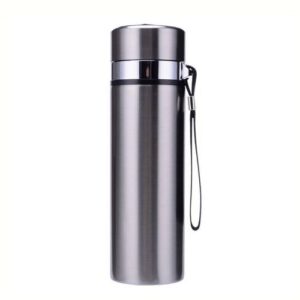 304 Vacuum Stainless Steel Vacuum Business Water Cup Outdoor Car Straight Cup, Capacity: 450ml(Silver)
