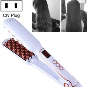 Multi functional long and short hair styling tool, ceramic tourmaline fluffy perm, plug standard: national plug (platinum)