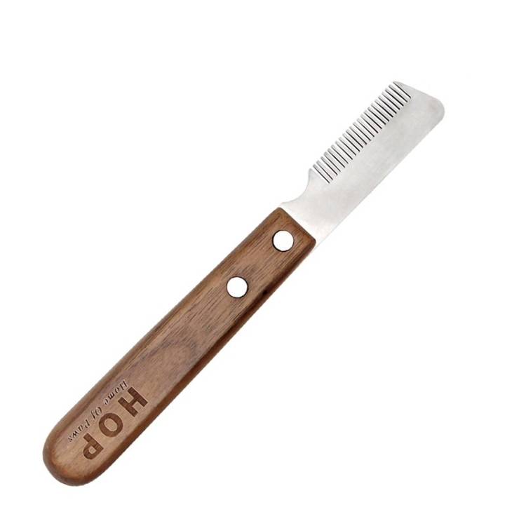 HOP Terrier Dog Hair Removal Knife Pet Beauty Scraping Tool