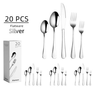 20 in 1 Stainless Steel Cutlery Steak Cutlery Set