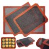 Hollow Non-Stick High Temperature Baking Mat Breathable Glass Fiber Baking Pan Mat
