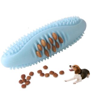 Dog chewing and chewing molar stick pet interactive training toy teeth cleaning toy (blue)