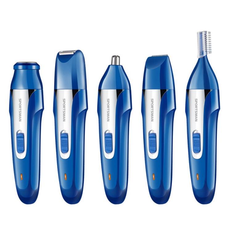 SPORTSMAN SM-420 Electric Mini Shaver Eyebrow Trimmer Multifunctional Nose Hair Trimmer (Blue)