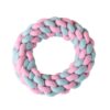 The Donut Dog Molar Teeth Cleaning Toy Candy Color Woven Cotton Rope
