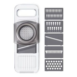 Multi-Function Slicker Kitchen Gadget Potato Slice Grater, Colour: Six Knives Gray