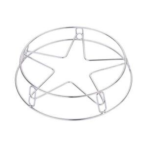 2 PCS Kitchen Insulation Anti-Hot Pan Rack Multi-Function Steamer Rack Stainless Steel Water Steaming Frame(Pan Paddle)