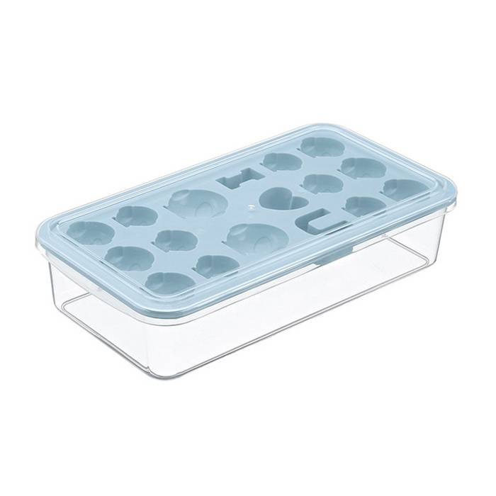 Creative DIY Home Ice Cream Mold Ice Grid Penguin Shape Homemade Ice Block with Lid Ice Box
