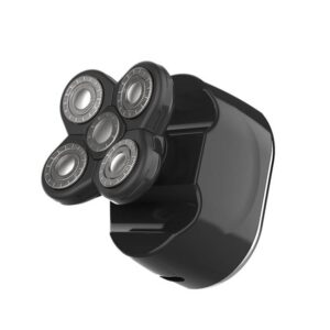 MARSKE MS-3399 Men’s multifunctional LCD digital display razor, five-head 4D razor (black)