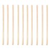 10 PCS Juice Coffee Pearl Milk Tea Natural Degradable Bamboo Straw