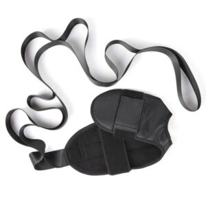 2 pieces for sale Yoga stretch trainer, rehabilitation correction belt, foot drop stretcher (black, one size fits all)
