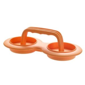 Rice Group Hamburger Pressure Cracker Mold(Orange)