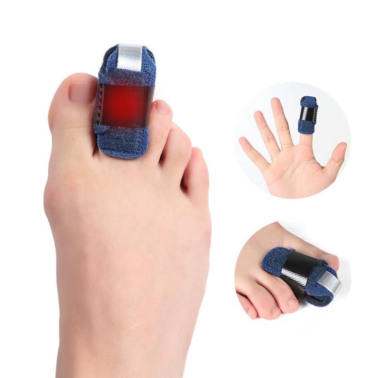 Toe sprain and dislocation support belt, specifications: right (blue)
