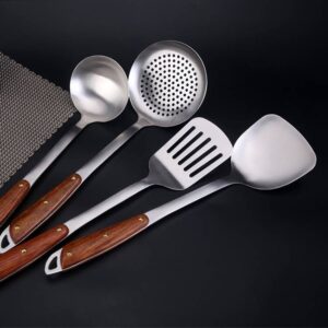 304 Stainless Steel Wooden Handle Kitchenware Home Kitchen Equipment