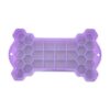 30 Grid Bone Honeycomb Silicone Ice Cube Mold with Lid(Purple)