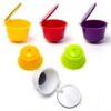 The 2 Sets Coffee Capsule Filter Cup For Dolce Gusto Coffee Machine Color Random Delivery
