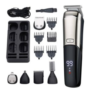 Six-in-one household multifunctional hair clipper and electric shaver, model: upgraded LK-900