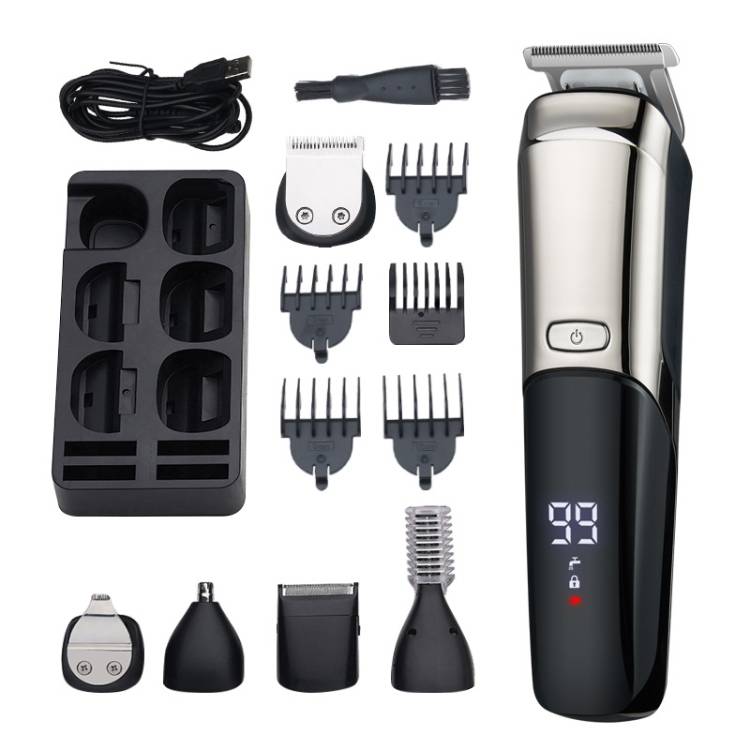 Six-in-one household multifunctional hair clipper and electric shaver, model: upgraded LK-900