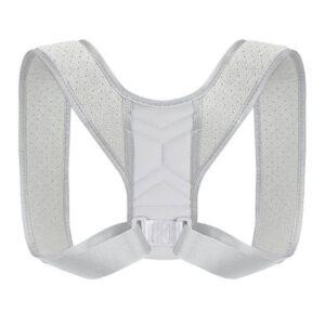 Invisible breathable posture corrector with adjustable back corrector, size: S (grey)