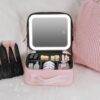 Na Shi Lian TM1060 Large capacity illuminated makeup bag