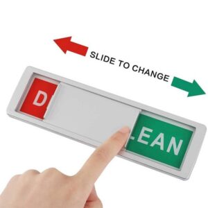 Dishwasher Magnet Clean Dirty Sign Refrigerator Washing Machine Magnet (White)