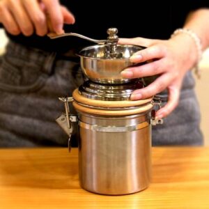 The Household Stainless Steel Hand Crank Coffee Bean Grinder