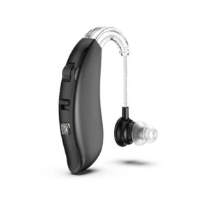 GM-301 hearing aid rechargeable sound amplifier for both left and right ears, specifications: black single unit without Bluetooth
