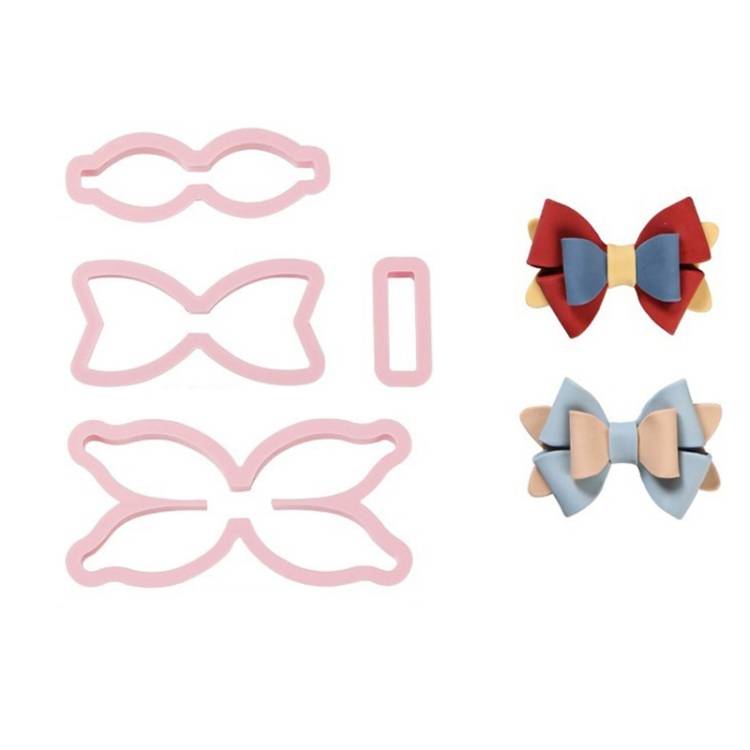 Decorative bow baking mold for flipping sugar cake cookies