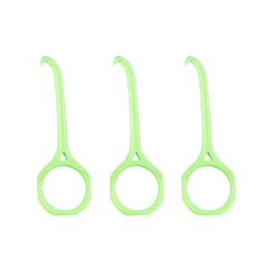 YOUTU 3pcs Invisible Braces Extractor Picking Hooks And Removing(Green)