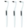 3pcs Tooth Stain Cleaning Stick Dental Calculus Remover Tooth Grinder Tartar Removal(White)