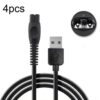 4 pieces for sale Suitable for Philips electric shaver PQ888 889 5V USB charging cable