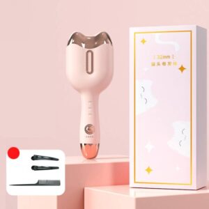 LC-101 32mm cat claw Chicken rolls curling stick water ripple splint 3-gear temperature regulating curler, European standard