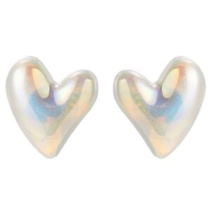 E2209-8 Illusionary Asymmetric Love Earrings and Earrings Jewelry