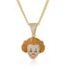 Joker exaggerated hip-hop necklace collarbone chain
