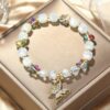 S2204 Crystal Beaded Bracelet Women’s Natural Crystal Bracelet