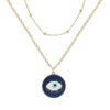 Angel’s Eye Pendant Multi layered Necklace
