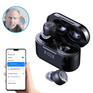 GM-903 Bluetooth dual host digital hearing aid HD digital display sound amplifier for the elderly (black)